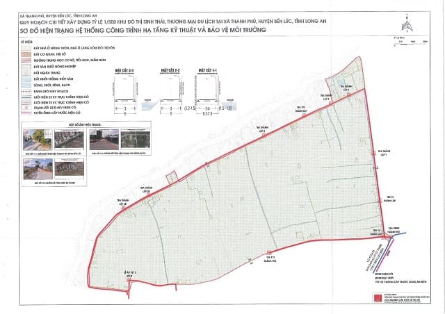 Mặt bằng khu đô thị sinh thái Ecopark Long An