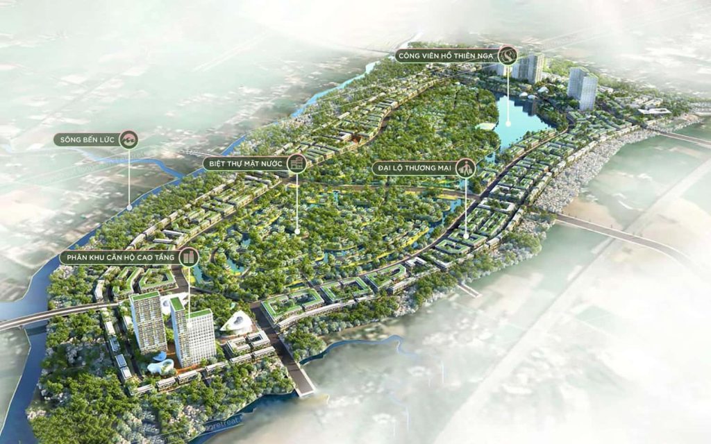 Mặt bằng dự án Ecopark Long An chi tiết