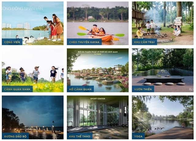 Tiện ích nội khu Ecopark Long An hiện đại