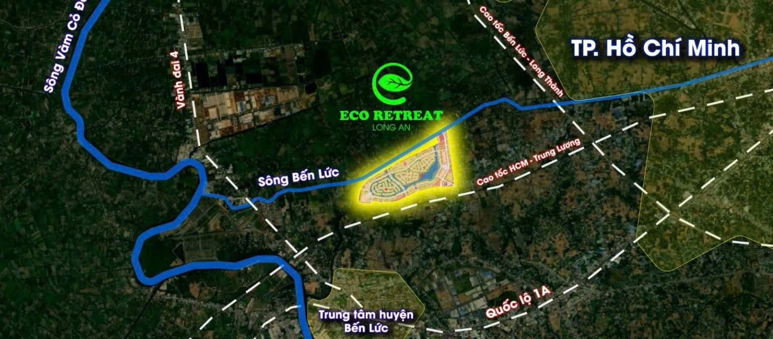 Vị trí Ecopark Long An ở đâu