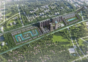 vi tri tam diem khong gian xanh tai Sunshine Legend City